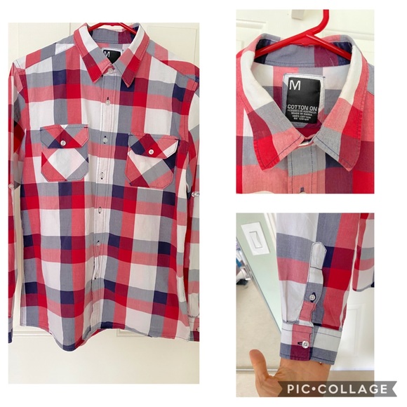 Cotton On Other - 🆒Plaid Button Shirt